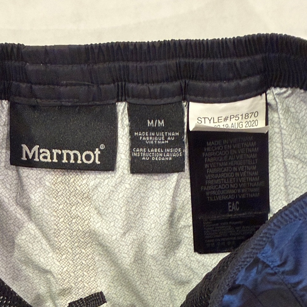 Marmot Kids’ Black Rain Pants - Picture 2 of 9